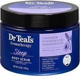 dr teals  sleep body scrub  lavender chamomile sandalwood  454g