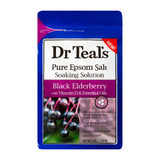 dr teals epsom bath salt black elderberry 1.36kg