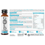 Gold Collagen Active Bones, Cartilage, Muscle, Hair Growth, Skin & Immune Support Liquid Supplement, 10x50ml