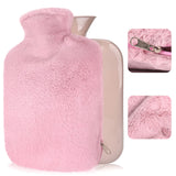 Novamed Pink Fleece Cover Hot Water Bag, 2L