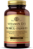 Solgar Vit D3 250 Mcg 10000 Cholecalciferol Softgel 120S