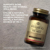 Solgar Vitamin K2 100 Mcg Capsules 50'S