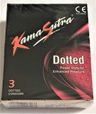 Kama Sutra Dotted Condom, 3 Pieces