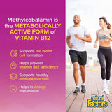 Natural Factors B12 Methylcobalamin 1000 mcg Chewable Tablets, 30 Tablets