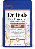 dr teals epsom bath salt oat milk & argan oil 1.36kg