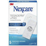 Nexcare Tegaderm Hypoallergenic Waterproof Transparent Dressings (6x10cm), 5 Pieces