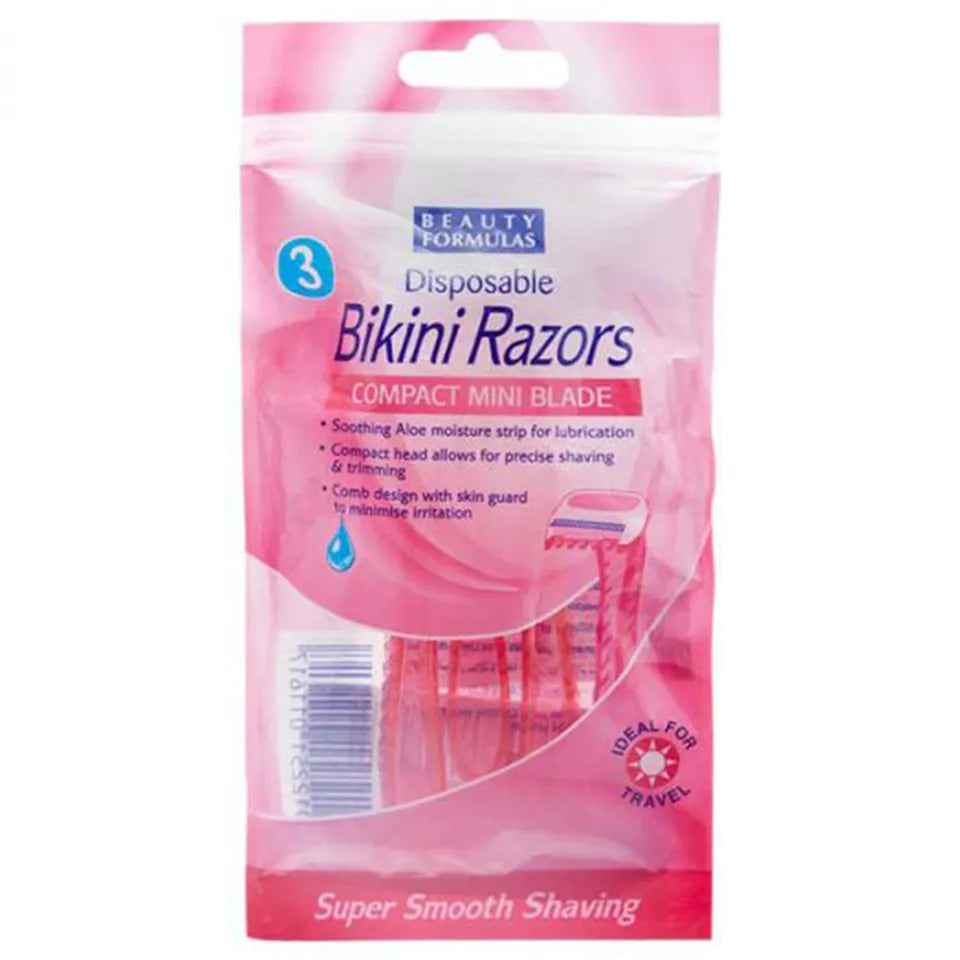 Beauty Formula Bikini Razors 3 Pack:11617