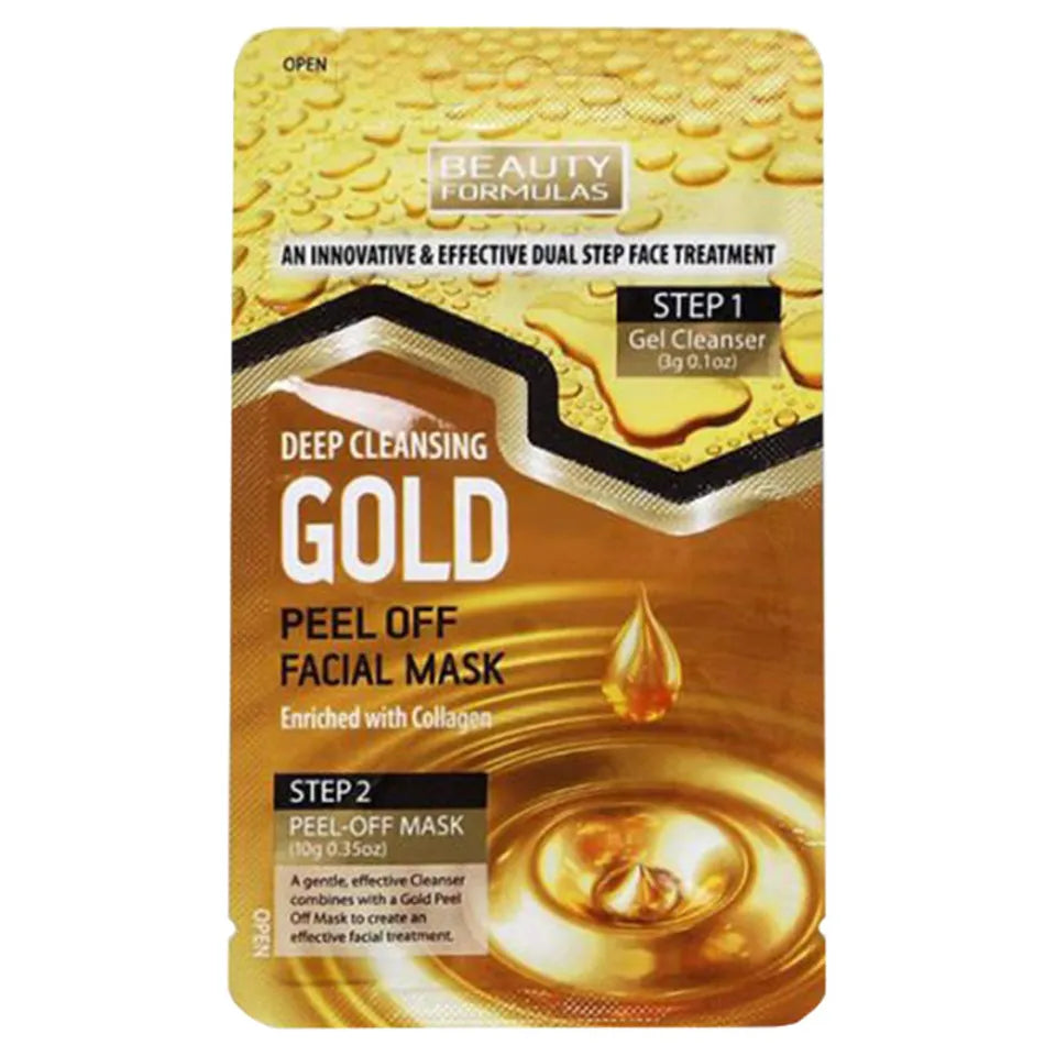 Beauty Formula Gold Dual Step Facial Peel Off Mask 3G + 10G