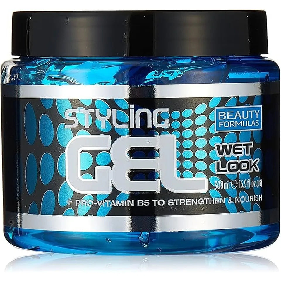 Beauty Formula Stlyling Gel 500Ml Wet Lookblue