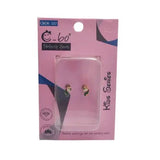 C-bo Kids Series Gold Smiley Stud Earrings