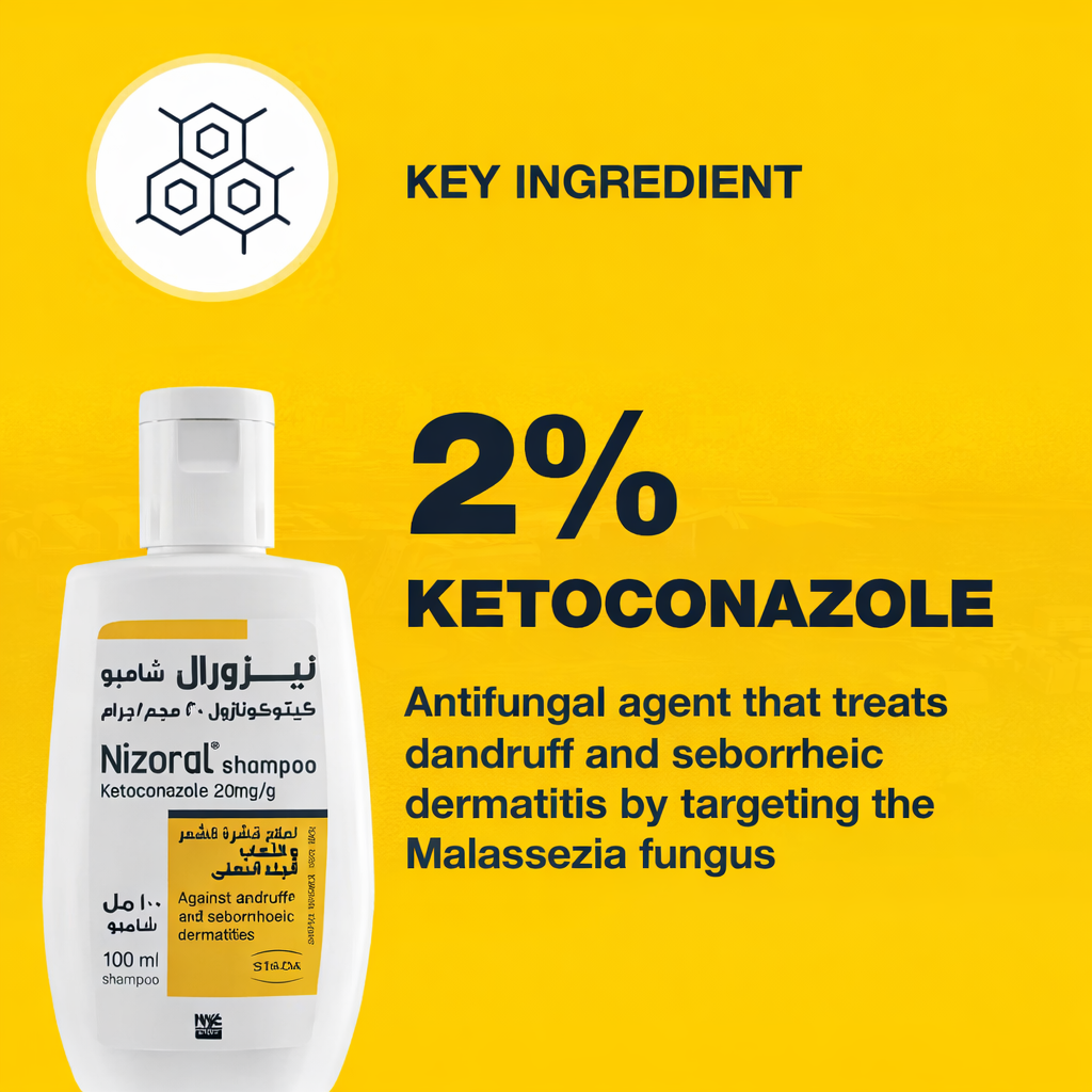 Nizoral Shampoo 100ml – 2% Ketoconazole Anti-Dandruff Treatment