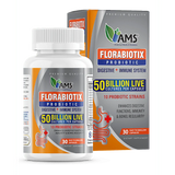 AMS Florabiotix 50 Billion Probiotic Capsules 30s