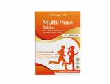 Pure Cure Multi Pure Food Supplement Tablets, 30 Tablets