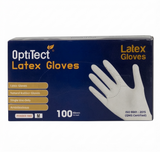 Opti-Tect Powder-Free Latex Gloves Medium 100'S