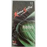 Kama Sutra Ribbed Condoms, 12 Pieces