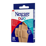 Nexcare Duo Assorted Bandages, 20 Pieces