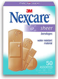 Nexcare Sheer Bandages Assorted 50S