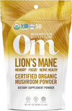 Om lions mane organic mushroom powder 100gm