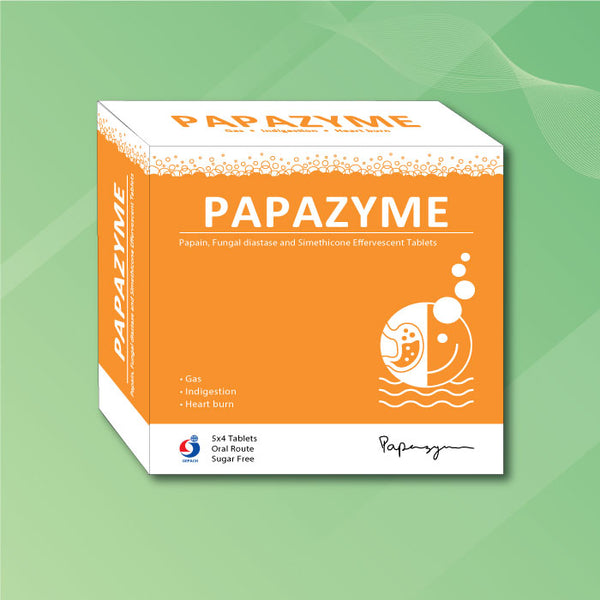 Papazymeeffervescent Tab 20S – Dermame