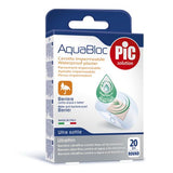 Pic Solution Aquabloc Waterproof Plasters Mix, 20 Pieces