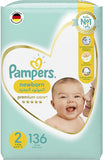 Pampers 2 3-8 Kg 136 Count