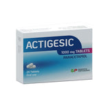 Actigesic 1000 Mg Tab 20S