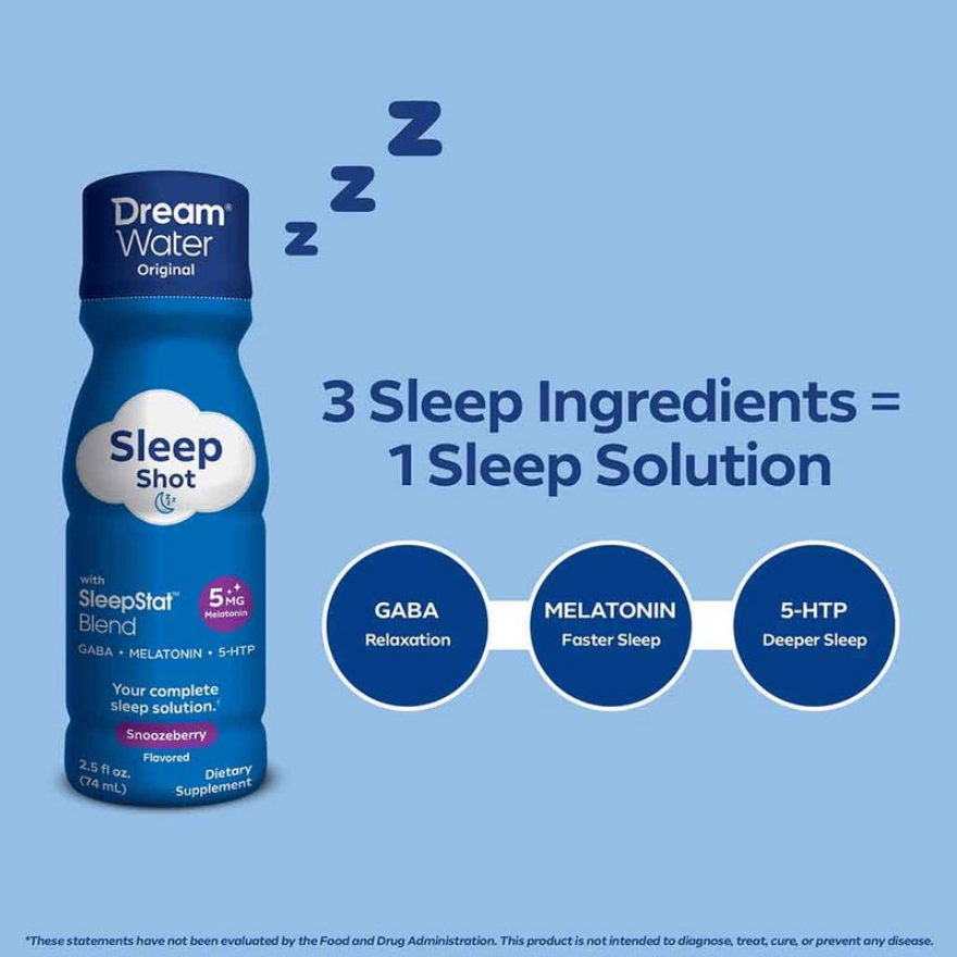 Dream Water Sleep And Relaxation Shot Snoozeberry 74 Ml