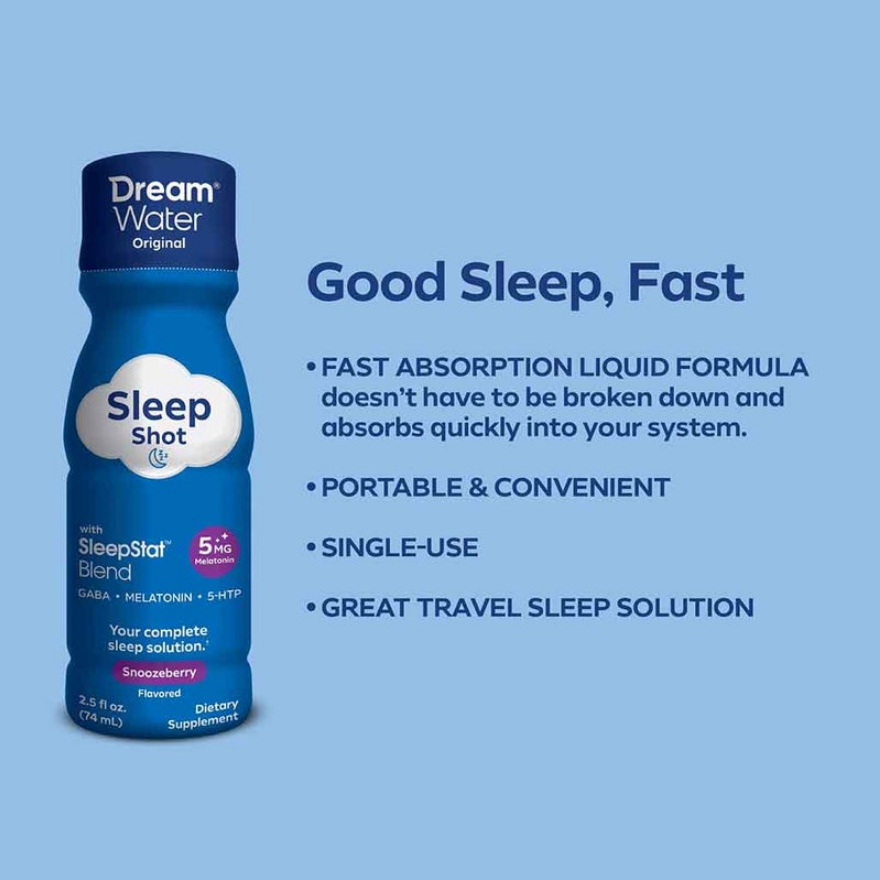 Dream Water Sleep And Relaxation Shot Snoozeberry 74 Ml