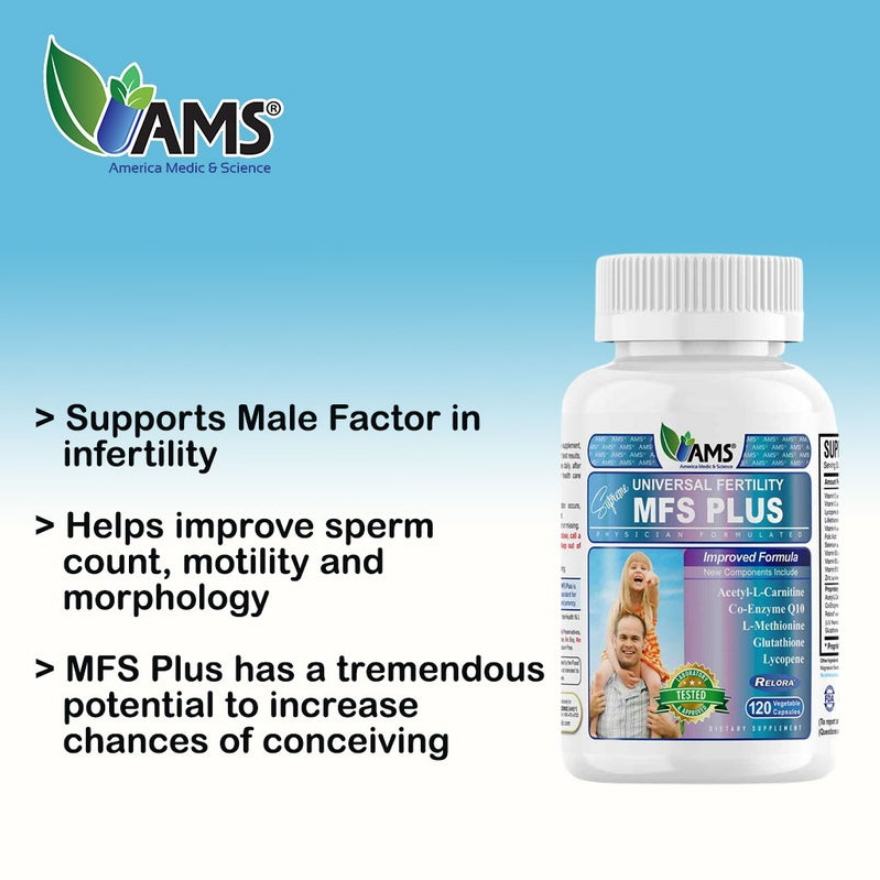 Ams Male Fertility Supplement 120s