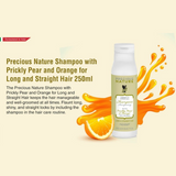 Precious Nature Long & Straight Hair Shampoo With Prickly Pear & Orange 250ml