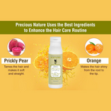Precious Nature Long & Straight Hair Shampoo With Prickly Pear & Orange 250ml