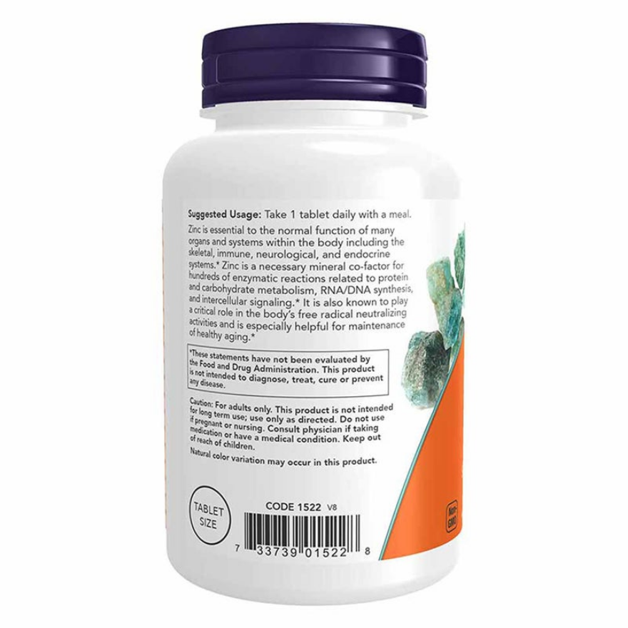 Now Zinc Gluconate 50 Mg Tab 250S