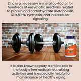 Now Zinc Gluconate 50 Mg Tab 250S