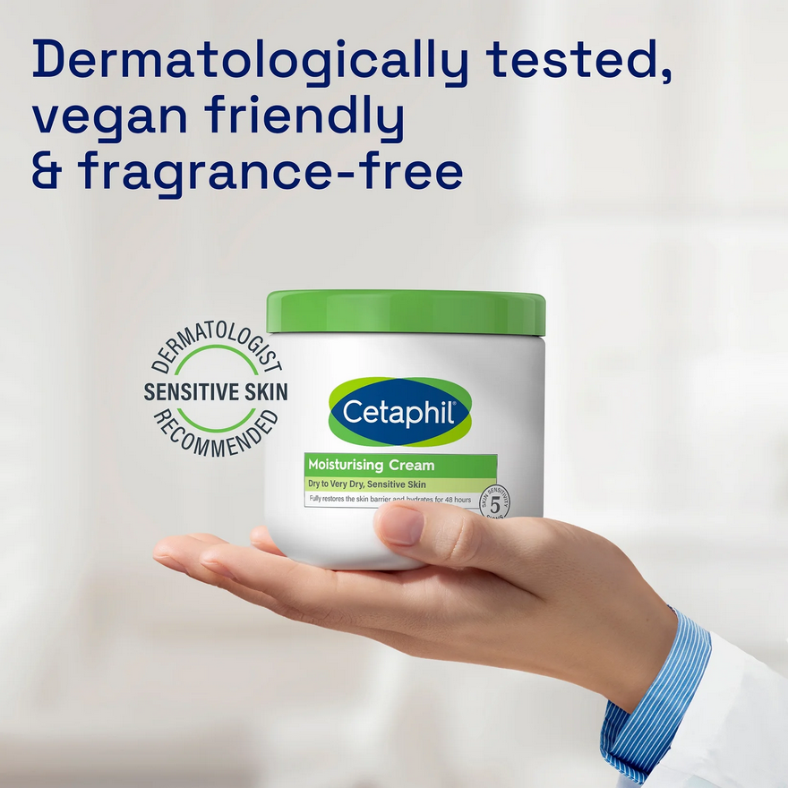 Cetaphil Moisturizing Cream For Face & Body 455g