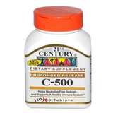 21st Century Vitamin C 500mg Prolonged Release Tablets For Antioxidant & Immunity Support, Pack of 110's