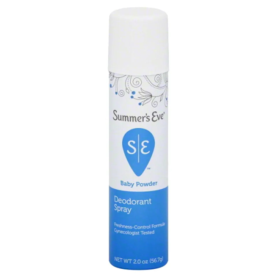 Summer Eve Baby Powder Deo Spray 2Oz