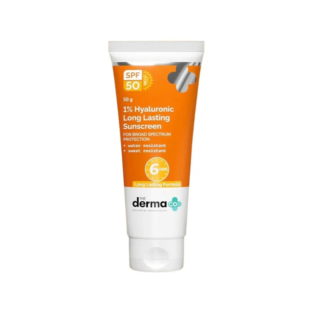 The Derma Co Hyal 1% Long Lasting Sunscreen Spf50 50 Gm