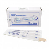 Prime Sterile Wooden Tongue Depressors for Adults, 100 Pieces