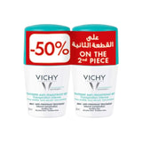 Vichy Deodorant Roll-On 48H Antiperspirant 2 X 50 Ml ( Offer )