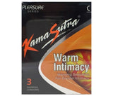Kama Sutra Warm Intimacy Condoms, 3 Pieces