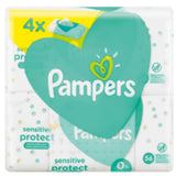 Pampers Sensitive Wipes 4X56 (73638)