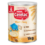 Cerelac Infant Cereal with Wheat & Honey (6+ Months), 1kg