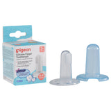 Pigeon Silicone Finger Toothbrush 3+M (0-4) 1 Set ( 79593 )
