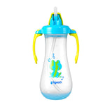 Pigeon Tall Straw Bottle Blue 300 Ml ( 26215 )