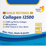 Swedish Nutra Collagen 12500 Gold Retinol 15 Shots 25Ml