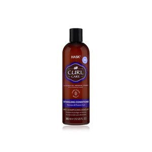 Hask Curl Care Detangling Conditioner with Coconut Oil, Argan Oil & Vitamin E for Curly Hair, 355ml