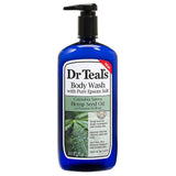 dr teals epsom salt body wash - cannabis sativa hemp seed oil 710 ml