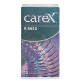Carex Condoms Ribbed 12S