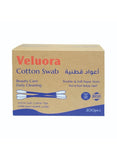 Veluora Cotton Swabs Plastic Canister Box A 200Pcs(55720-A)