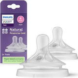 Philips Avent Natural 3.0 Feeding Teats 3M+ X2 Flow Size 4